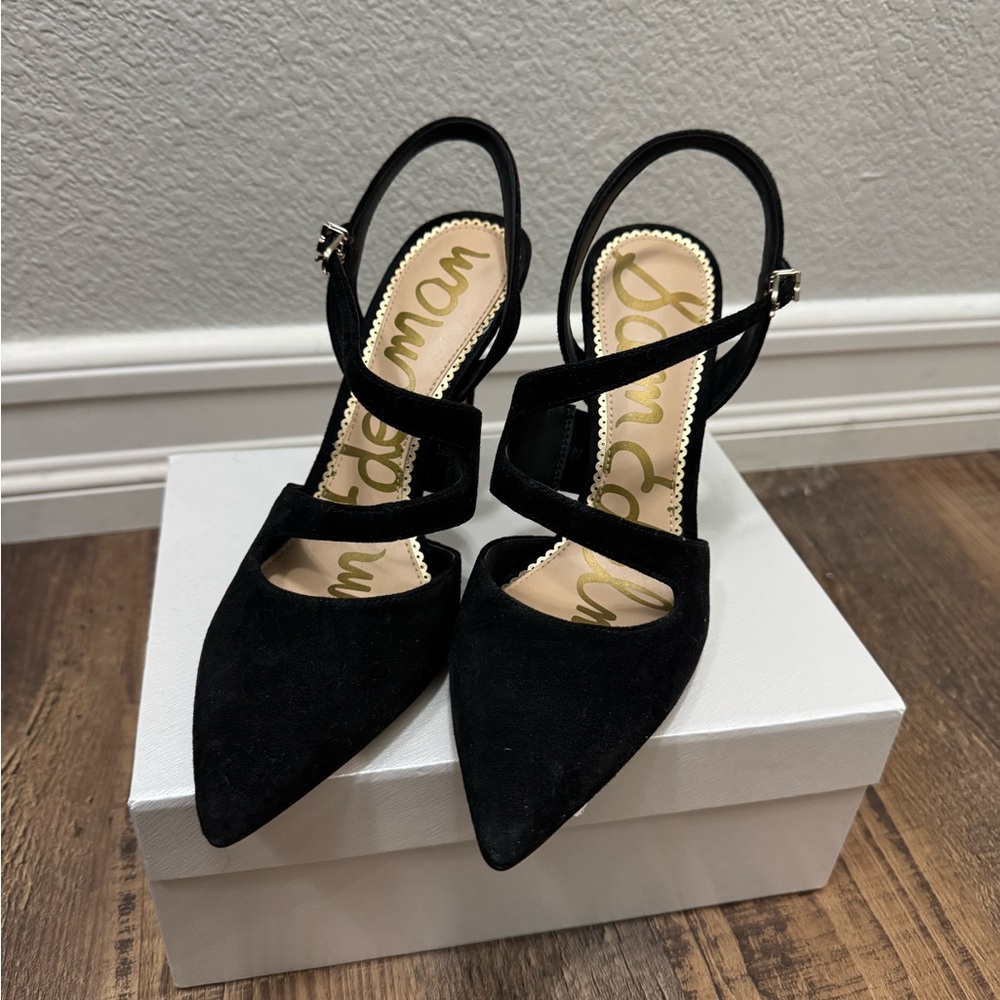 Sam Edelman pointed toe strappy heels Size 6